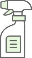 Cleaning Spray Fillay Icon vector