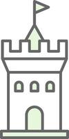 Castle Fillay Icon vector