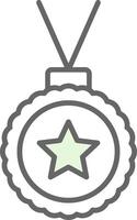 Medal Fillay Icon vector