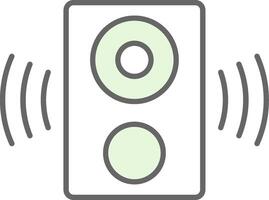 Speaker Fillay Icon vector