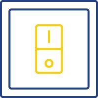 Switcher Line Two Color Icon vector