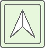 Cursor Fillay Icon vector
