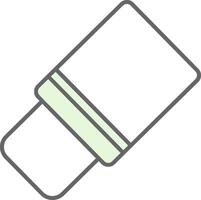 Eraser Tool Fillay Icon vector