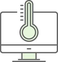 Temperature Fillay Icon vector