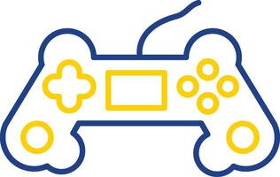 Game Controller Line Two Color Icon vector