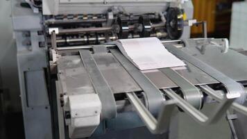 Industrial printing of posters, newspapers, leaflets, magazines video