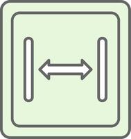 Size Fillay Icon vector