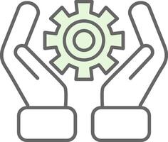 Industry Fillay Icon vector