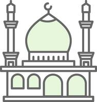 Mosque Fillay Icon vector