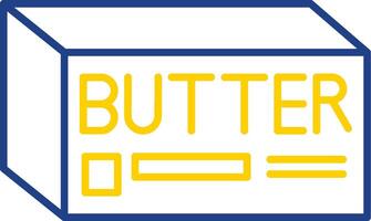 Butter Line Two Color Icon vector