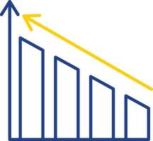 Profits Line Two Color Icon vector