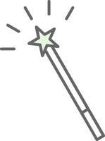 Magic Wand Fillay Icon vector