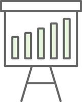 Presentation Fillay Icon vector