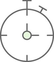 Chronometer Fillay Icon vector