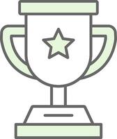 Trophy Fillay Icon vector