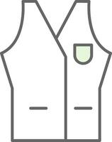 Vest Fillay Icon vector