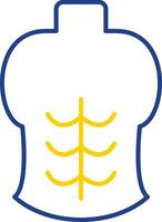 Abs Line Two Color Icon vector