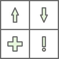 Swot Analysis Fillay Icon vector