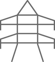 Tower Fillay Icon vector