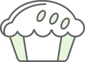 Pie Fillay Icon vector