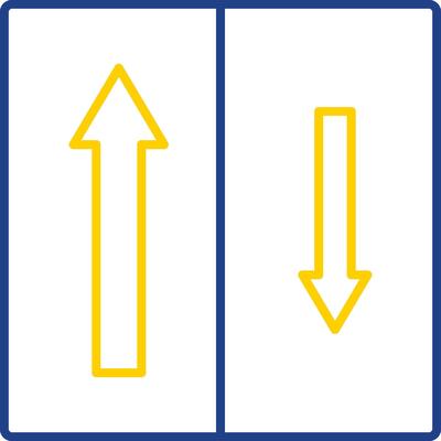 Priority Oncomming Line Two Color Icon