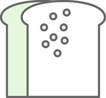 Toast Fillay Icon vector