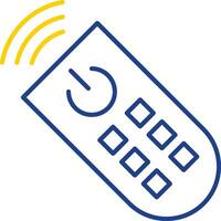 Remote Control Line Two Color Icon vector