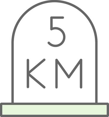 kilometer Fillay Icon