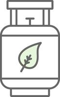 Eco Gas Fillay Icon vector