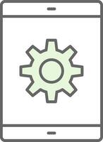 Technology Fillay Icon vector