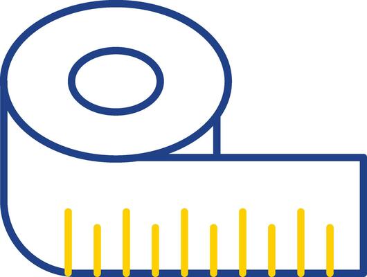 Ruler Line Two Color Icon