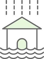 Flood Fillay Icon vector