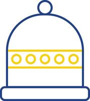 Beanie Line Two Color Icon vector