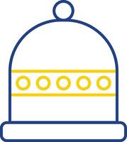 Beanie Line Two Color Icon vector