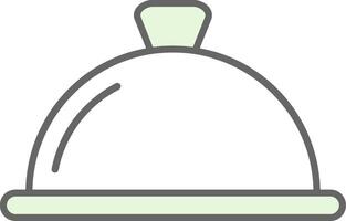 Dishes Fillay Icon vector