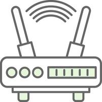 Wifi Fillay Icon vector