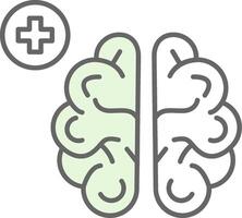 Neurology Fillay Icon vector