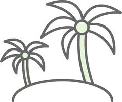 Island Fillay Icon vector