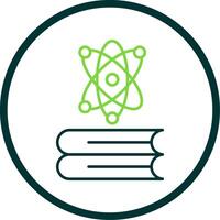 Knowledge Line Circle Icon vector
