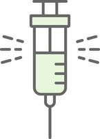 Syringe Fillay Icon vector