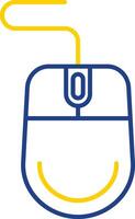 Mouse Line Two Color Icon vector