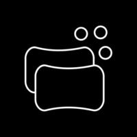 Soap Line Inverted Icon vector