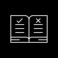 Guidelines Line Inverted Icon vector