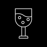 Chalice Line Inverted Icon vector