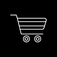 Trolley Line Inverted Icon vector