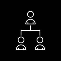 Hrm Line Inverted Icon vector