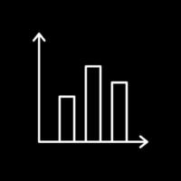 Prediction Line Inverted Icon vector