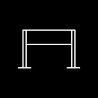 Gameplay Line Inverted Icon vector