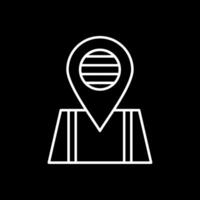 Placeholder Line Inverted Icon vector