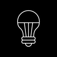 Led Light Line Inverted Icon vector